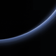 Blue skies on the nigthside of Pluto. Image: NASA/JHUAPL/SwRI